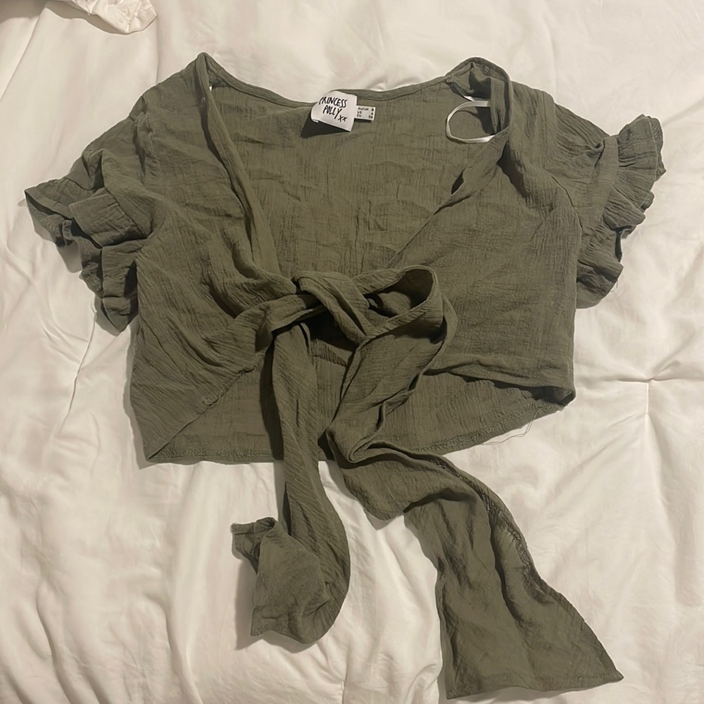 Princess Polly Tie front top